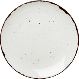 Teller flach Coup-Form "Granja" weiß 25,7 cm