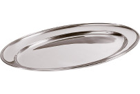 Bratenplatte / Servierplatte oval 30 x 22 cm
