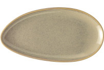 Platte flach oval 