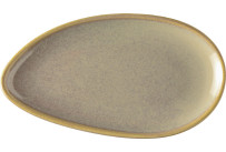 Platte flach oval 