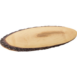 Rindenholzbrett oval 60 cm