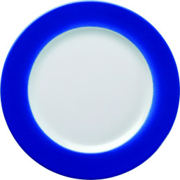 Teller flach "Barista" 21,5 cm blau