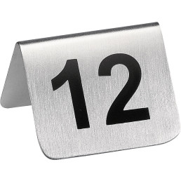 Tischnummern Set 1-12