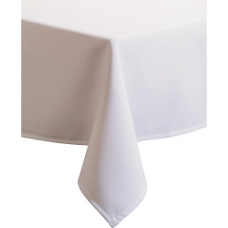 Tischdecke "Excaliber" 190 x 130 cm weiß