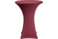 Stehtischbezug Ø 70 cm bordeaux