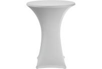 Stehtischbezug Ø 70 cm grau