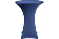 Stehtischbezug Ø 70 cm marineblau