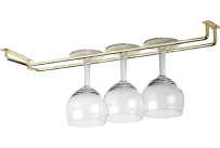 Gläserschiene messing 25cm