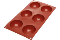 Silikonbackform Halbkugel