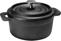 Gusseiserne Servierartikel rund, Ø10cm