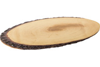 Rindenholzbrett oval 60cm