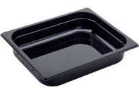 GN Behälter 1/2 Polycarbonat schwarz T: 65mm