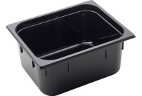 GN Behälter 1/2 Polycarbonat schwarz T: 150mm