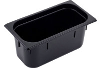 GN Behälter 1/4 Polycarbonat schwarz T: 150mm
