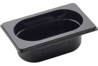 GN Behälter 1/9 Polycarbonat schwarz T: 65mm