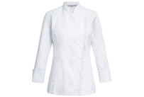 Kochjacke Damen, Druckknöpfe, langarm Größe XL