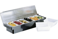 Bar-Beilagenbehälter Kunststoff 6 Fächer