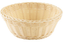 Korb rund 20x8cm beige