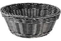Korb rund 20x8cm schwarz
