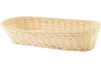 Korb länglich 37x15x8cm beige