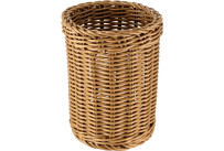 Korb Besteck rund 11,5x15cm braun