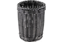 Korb Besteck rund 11,5x15cm schwarz