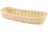Korb Besteck rechteckig 27x11x4,5cm beige