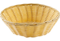 Korb leichte Ausführung, beige rund 20x7cm