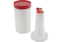 Dosier- und Vorratsbehälter rot