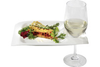 Teller mit Glashalter