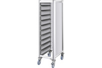 Tablettwagen 1/1 GN, Aluoptik