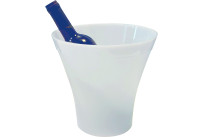 Flaschenkühler konisch PP weiß transluzent