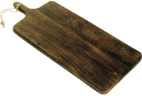 Kernakazienbrett mit Griff rechteckig 48,5x24,5 cm