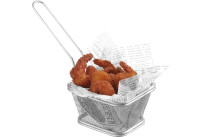 Mini-Servier-Frittierkorb, rechteckig 10,0x8,5 cm