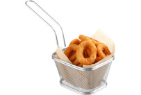 Mini-Servier-Frittierkorb, rechteckig 13,0x10,5 cm