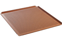 Konvektomatenblech GN mit Lochung, Silikonbeschichtung 2/3 GN, 35,4x32,5x1cm