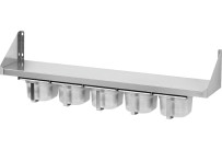 Wandbord mit 5x 1/6 GN