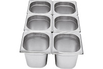 GN-Behälter 1/6 Edelstahl 150mm