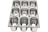 GN-Behälter 1/9 Edelstahl 65mm