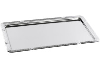 Serviertablett Edelstahl mit Dekorrand 1/1 GN