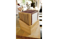 Einleger einzeln A5 bordeaux