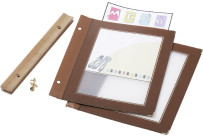 Einleger einzeln A5 braun