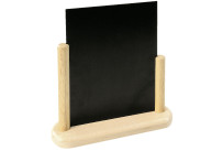 Tischtafel inkl. Gestell aus Holz natur A5
