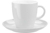 Latte Macchiatotasse obere weiß