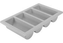 Besteckmulde mit Griffleiste 1/1 GN