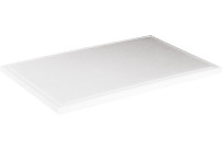 Schneidbrett mit Saftrille weiß 60x40x2cm