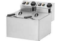 Friteuse inkl. Deckel 2x 4L