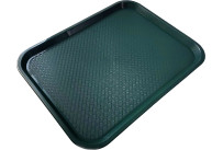 Serviertablett PP 41,5x31cm dunkelgrün