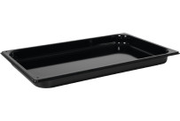 Konvektomatenblech GN, schwarz emaillliert 4 cm tief