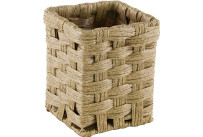 Besteckkorb quadratisch, beige, Polyrattan